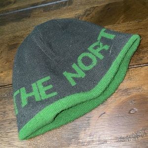 The North Face Reversible Beanie Green/Grey
